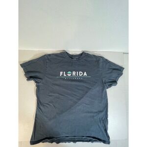 Billabong Florida Graphic T Shirt Men's X Large Gray Short Sleeve Casual